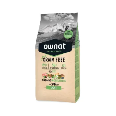 OWNAT GRAIN FREE JUST LIGHT - chien